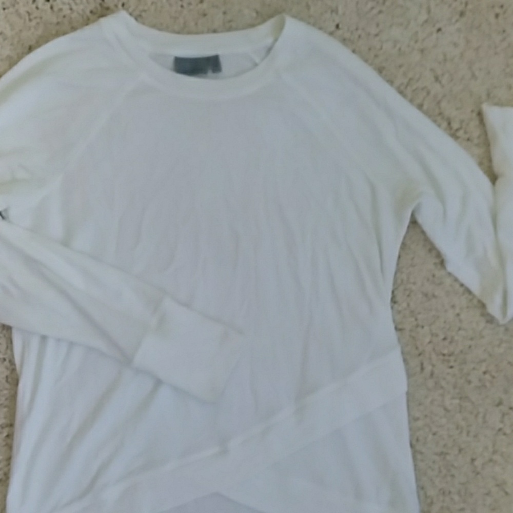 Soft white sweatshirt